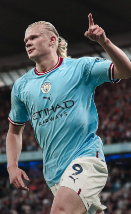 曼城大比分领先西汉姆：哈兰德破门追平德罗巴英超进球纪录