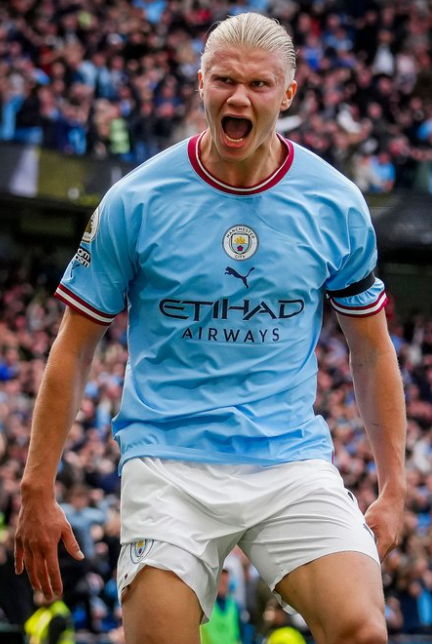 曼城大比分领先西汉姆：<a href='/news/tag/1205' style='color: blue;'>哈兰德</a>破门追平德罗巴英超进球纪录